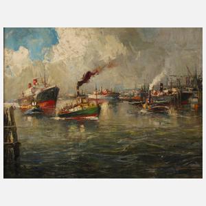 Willy Holtmann, Im Hamburger Hafen