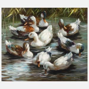 Christian Jereczek, Enten im Wasser