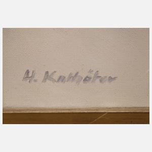 Heinz Kathöfer, Fuchs in Winterlandschaft