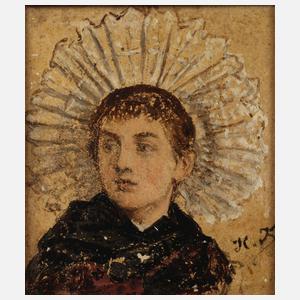 Prof. Hermann Knackfuß, "Elsässer Costüm"