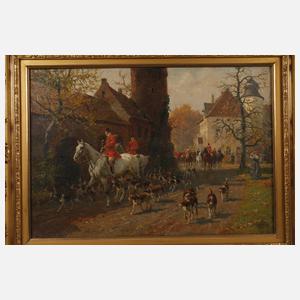 Prof. Georg Koch, Aufbruch zur Parforcejagd