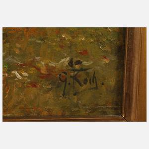 Prof. Georg Koch, Aufbruch zur Parforcejagd