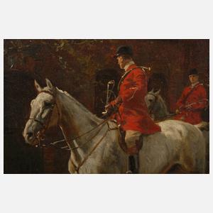 Prof. Georg Koch, Aufbruch zur Parforcejagd