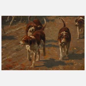 Prof. Georg Koch, Aufbruch zur Parforcejagd