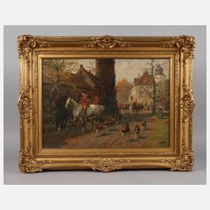 Prof. Georg Koch, Aufbruch zur Parforcejagd