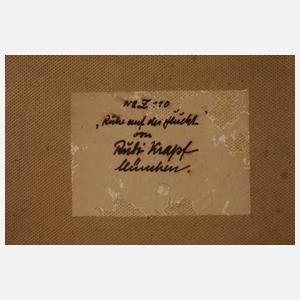 Rudolf Krapf, "Ruhe auf der Flucht"