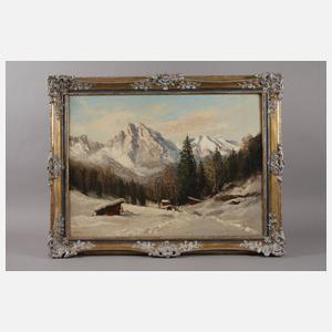Hans Otto Kraus, Winter bei Mittenwald