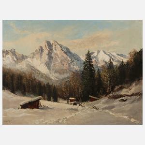 Hans Otto Kraus, Winter bei Mittenwald