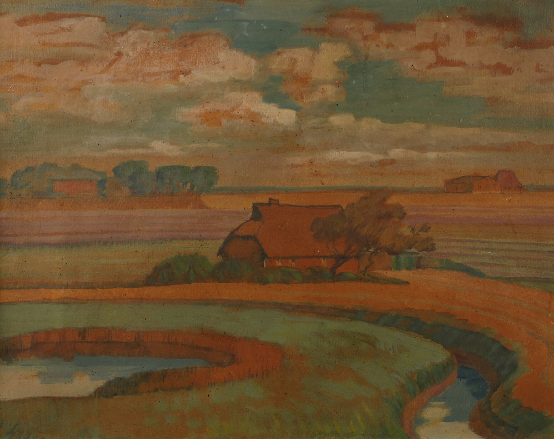 Wilhelm Laage, Norddeutsche Landschaft