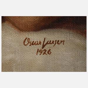 Prof. Oscar Larsen, Danaë vom Goldregen geschwängert