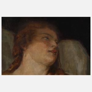 Prof. Oscar Larsen, Danaë vom Goldregen geschwängert