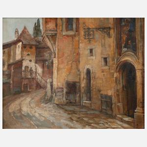 Ernst Loesch, Mittelalterliche Stadtpartie