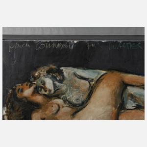 Prof. Markus Lüpertz, „nach Courbet für Walter“