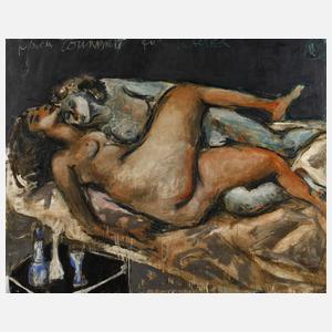 Prof. Markus Lüpertz, „nach Courbet für Walter“