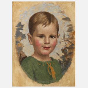 Carl Albin Mülhardt, Jungenportrait