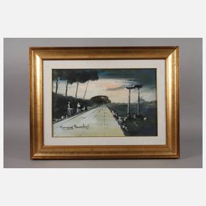 Romano Mussolini, Straße zum Amphitheater