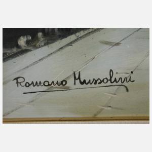 Romano Mussolini, Straße zum Amphitheater