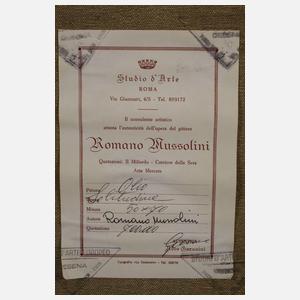 Romano Mussolini, Der Weg