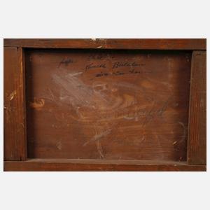 B. B. G. Nemeth, Pferdekarren im Hof