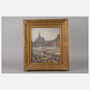 Willy Nus, "Wochenmarkt in Dortmund"