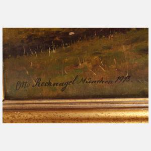 Otto Recknagel, Jagdszene