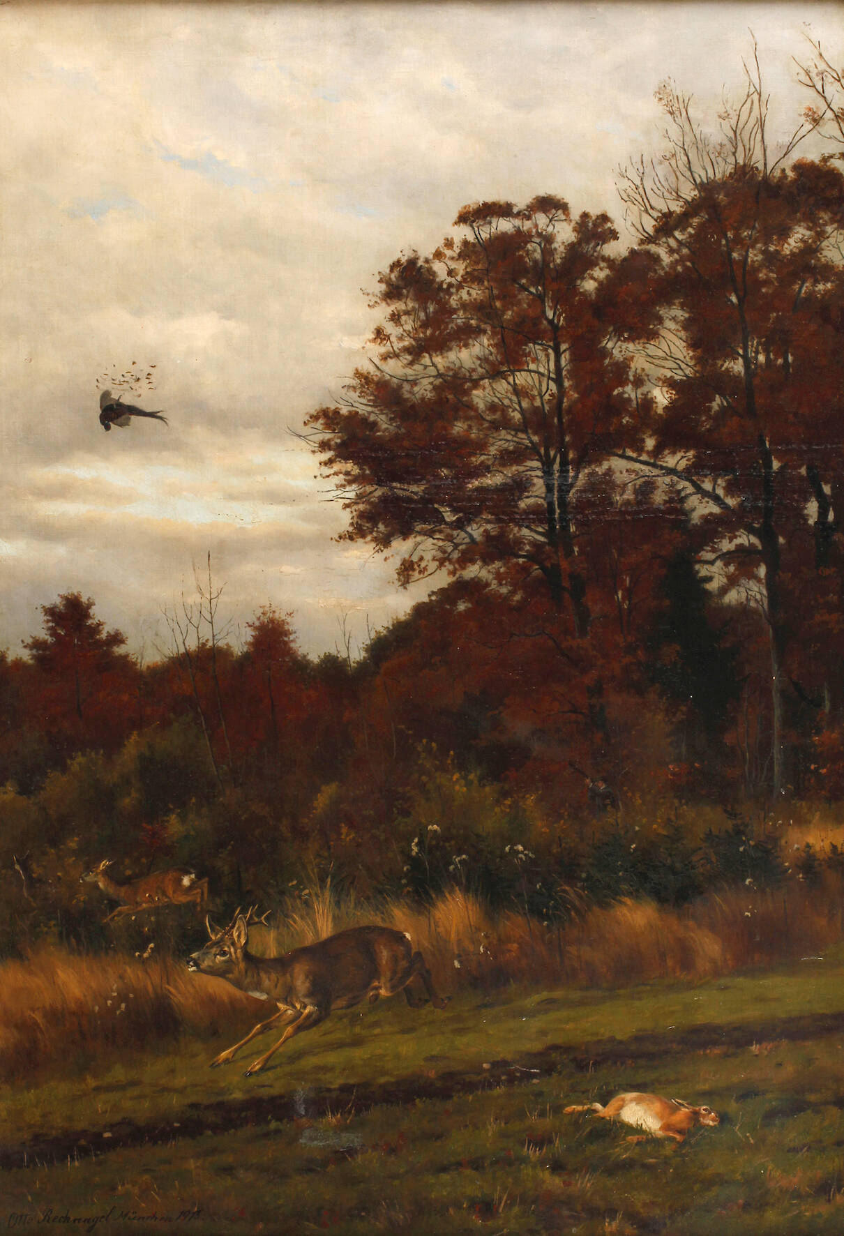 Otto Recknagel, Jagdszene