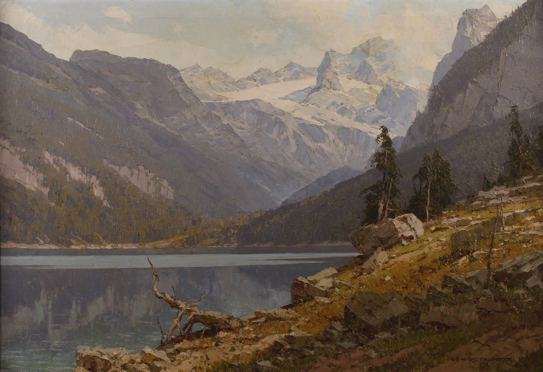 Ernst Carl Walter Retzlaff, "Der Gosau-See ..."