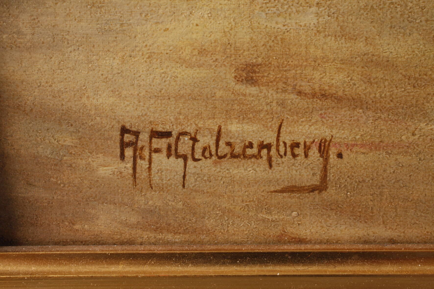 A. F. Stolzenberg, Holländischer Blumenmarkt