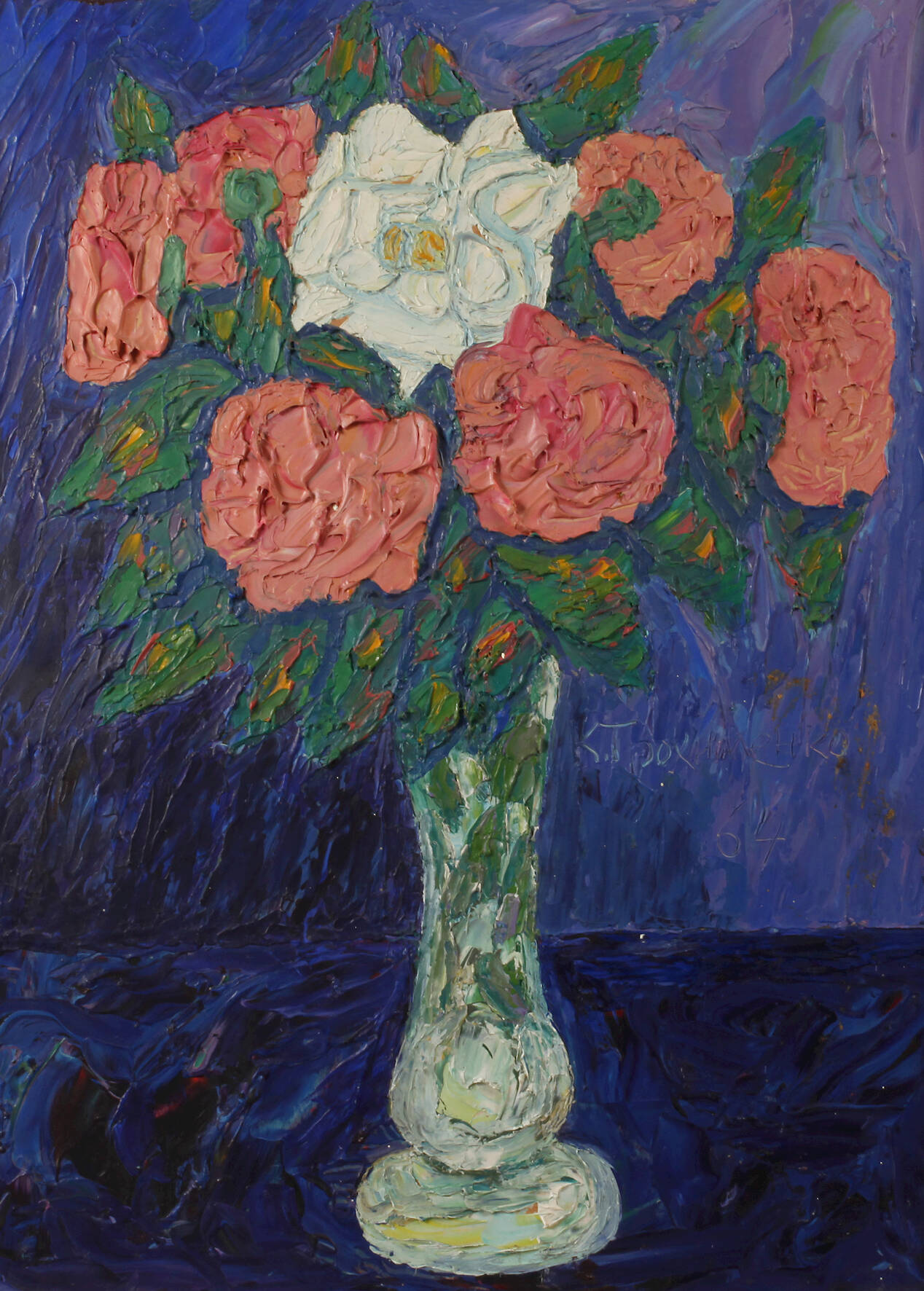 Karpo Demjanovyc Trochymenko, attr., Blumenstillleben