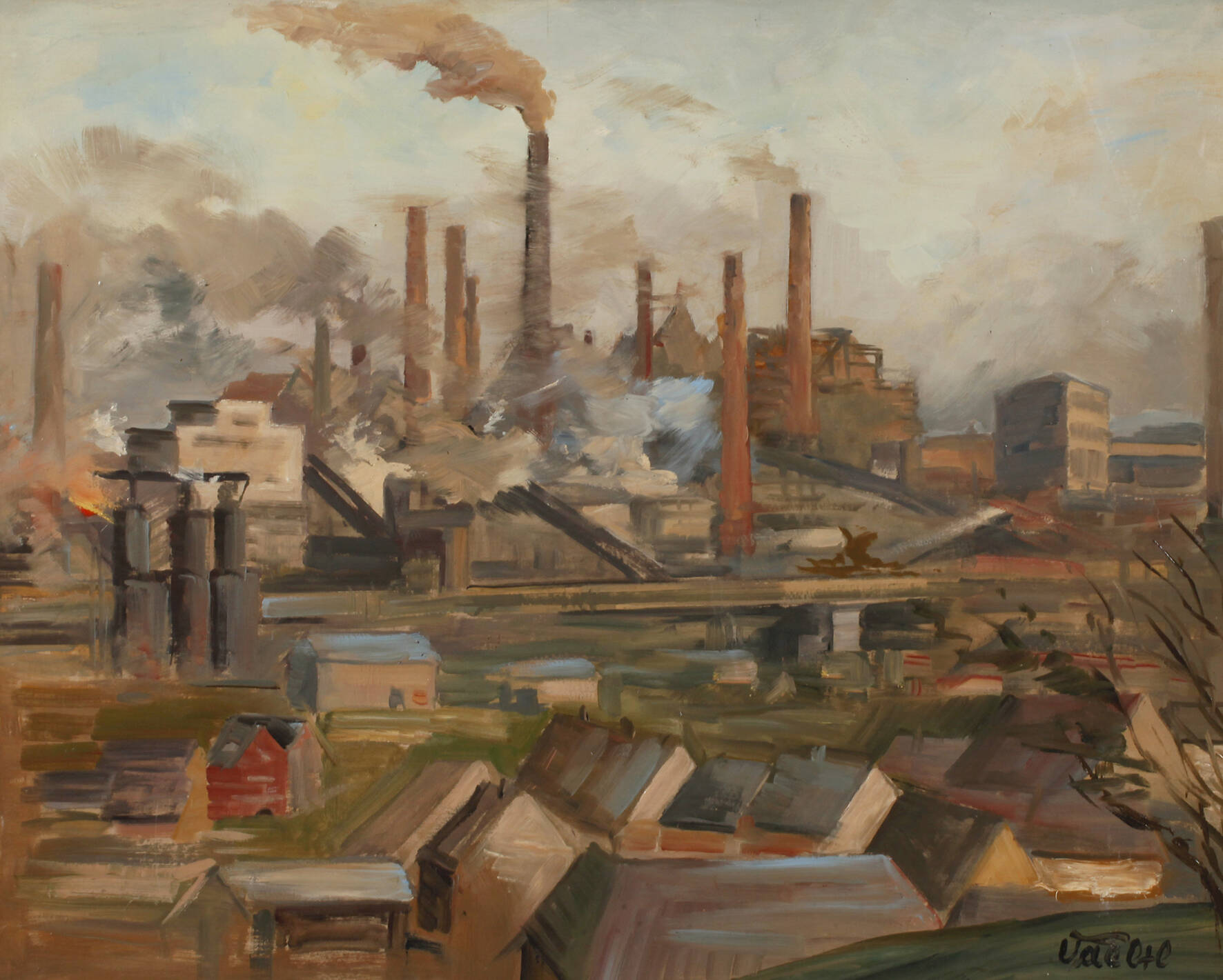 Otto Vaeltl, Eisenwerk Völklinger Hütte