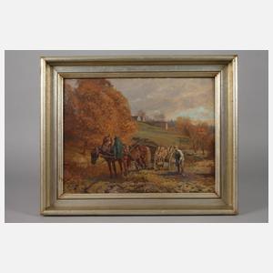 Fritz van de Venne, "Pferde"