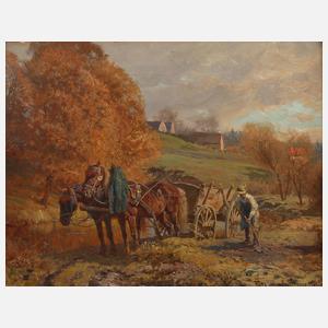 Fritz van de Venne, "Pferde"