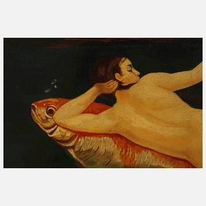 Paul Voigt, Nereide auf einen Fisch reitend