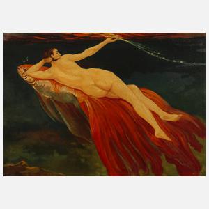 Paul Voigt, Nereide auf einen Fisch reitend