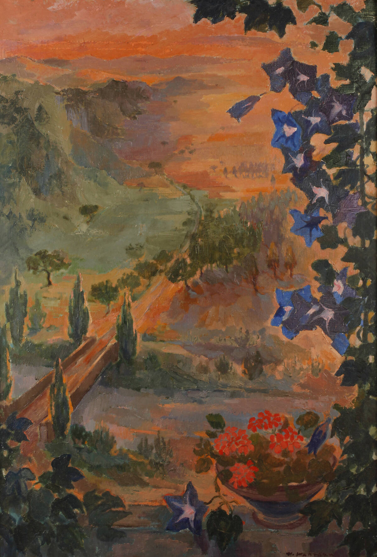 Karl Wähmann, attr., Südliche Landschaft