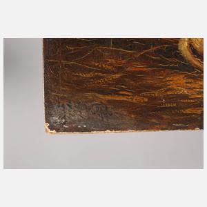 H. Wolff, "Kühe im Stall"