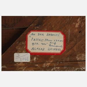 Alfred Zwiebel, attr., "An der Regnitz"