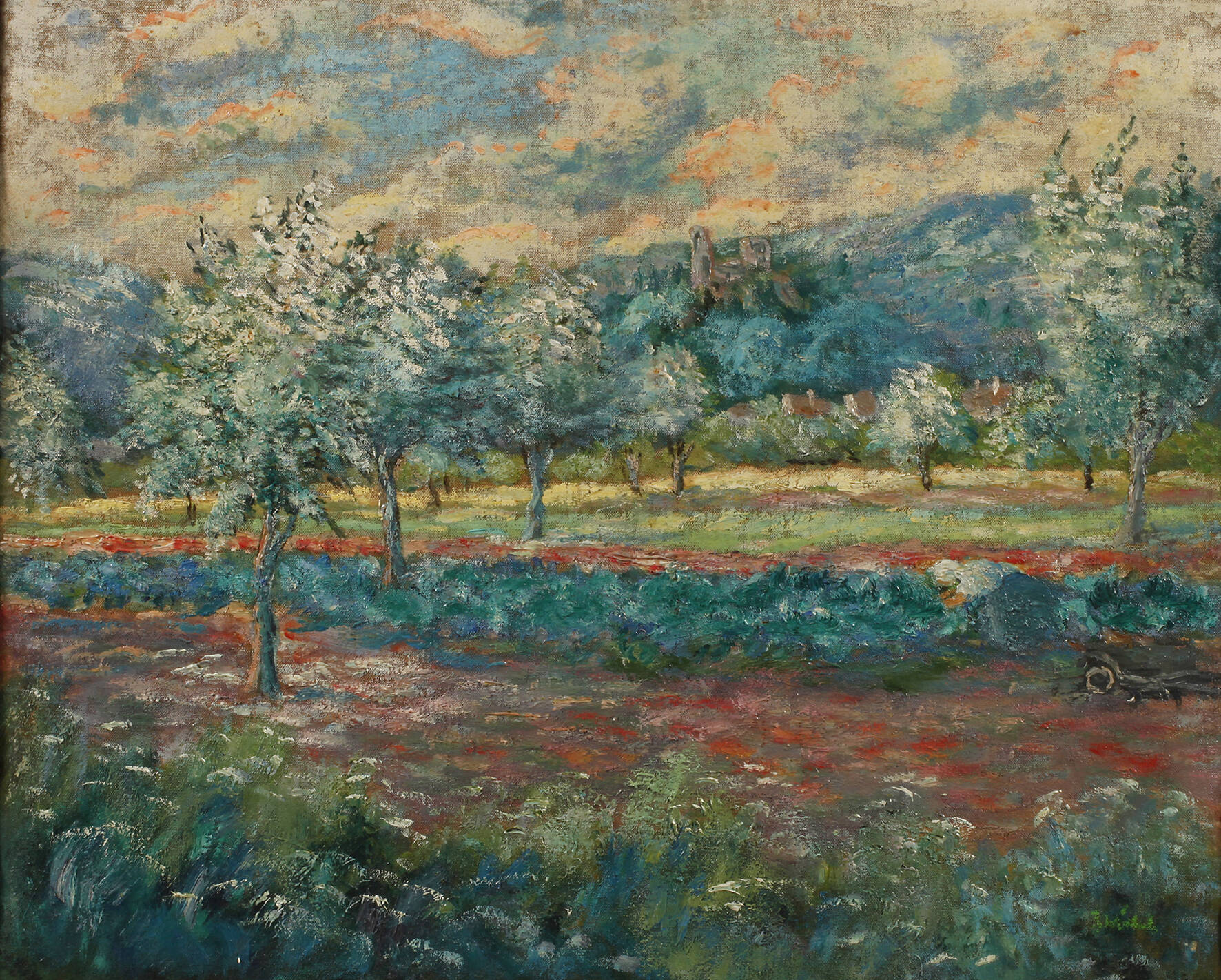 Alfred Zwiebel, attr., "An der Regnitz"