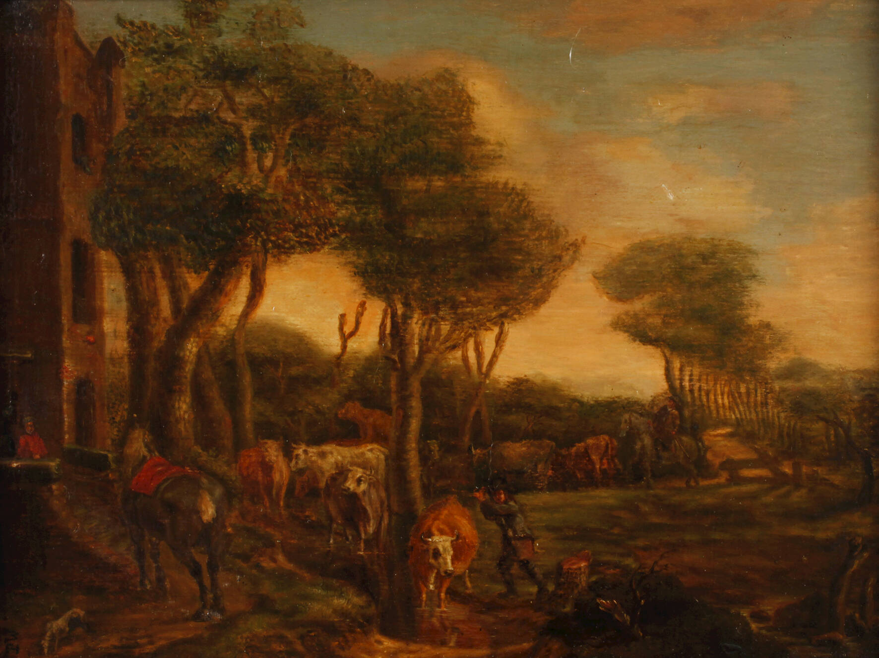 Die Rast an der Schenke