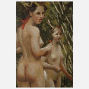 Mädchenakte im Waldesdickicht