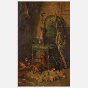 Die Dackel und der Hase