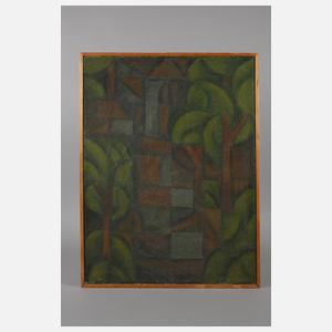 Kubistische Waldlandschaft