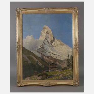 Julius Gold, Blick zum Matterhorn