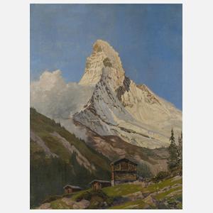 Julius Gold, Blick zum Matterhorn