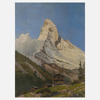Julius Gold, Blick zum Matterhorn111