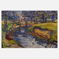 Expressionistische Flusslandschaft111