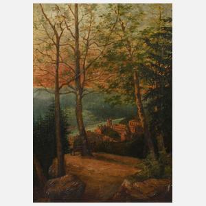 Blick auf das Heidelberger Schloss