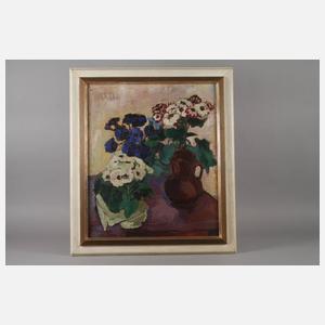 Blumenstillleben mit Tonkrug