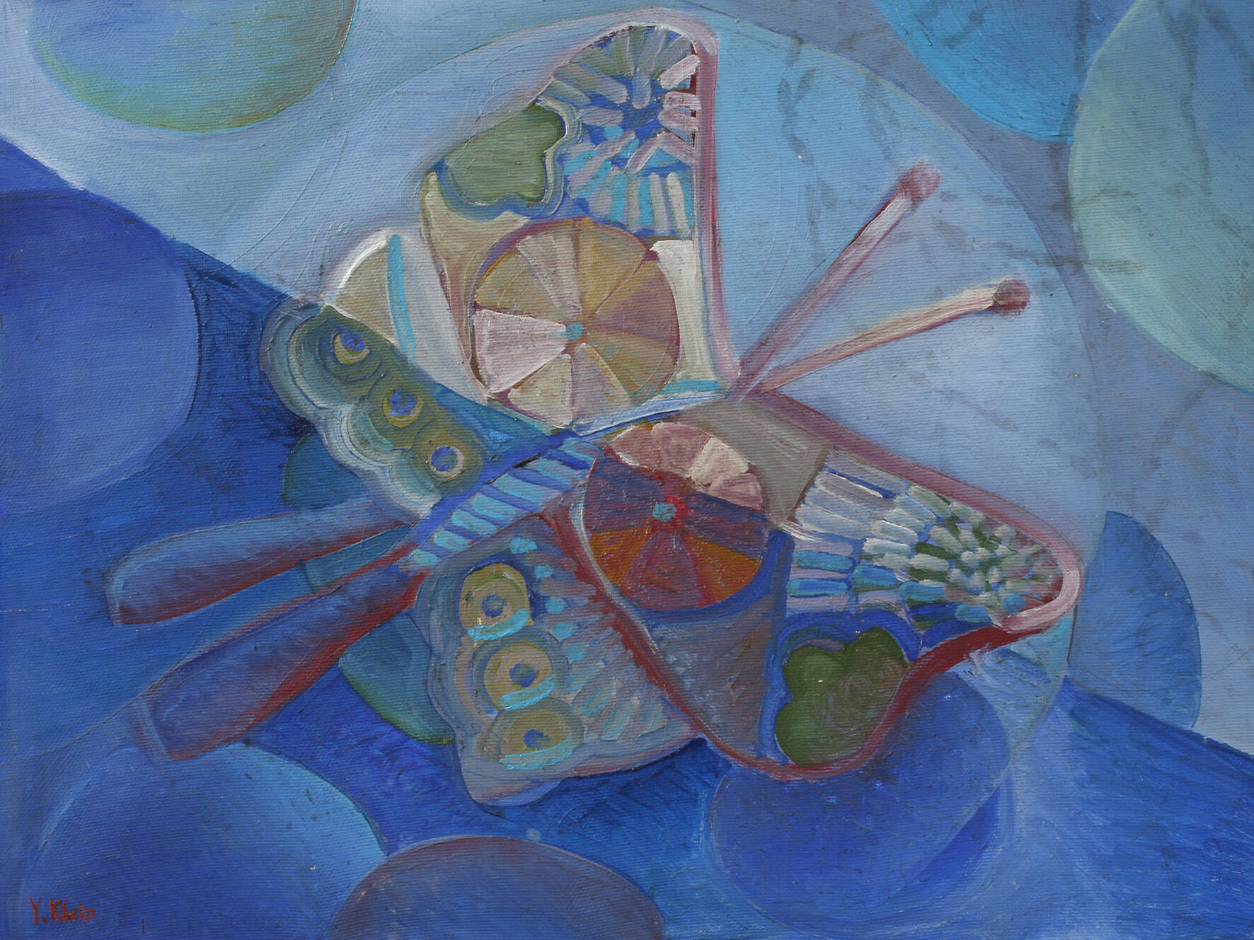 Y. Klein, Abstrakte Komposition