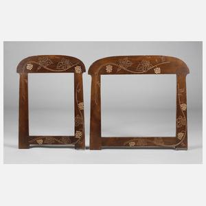 Paar Jugendstilrahmen